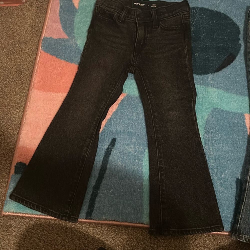 Old Navy Black / Blue jeans. Wore once by daughter